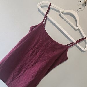 SO Burgundy Fitted Sleeveless Camisole